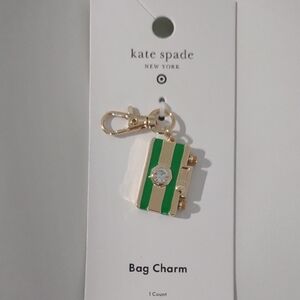 Kate Spade Green and Gold Bag Camera Charm